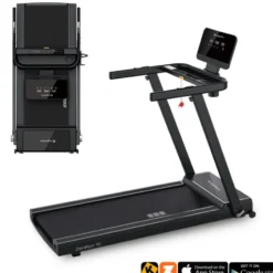 Tapis de course pliable ZenRun15 avec vitesse ajustable de 1 à 16 km/h - Tapis roulant connecté