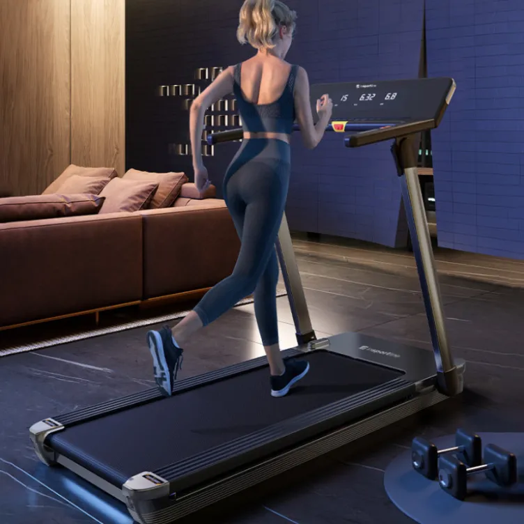 Tapis de course pliable ZenRun 20 ergonomique haute technologie 1 à 14,8 km/h avec WiFi et Bluetooth