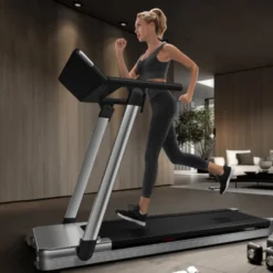 Tapis de course pliable ZenRun 20 ergonomique haute technologie 1 à 14,8 km/h avec WiFi et Bluetooth