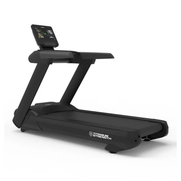 Tapis de course PRO Séries Titanium à système d'inclinaison de -3 à 15% puis vitesse max 20 km/h - Écran LED de 15,6 pouces