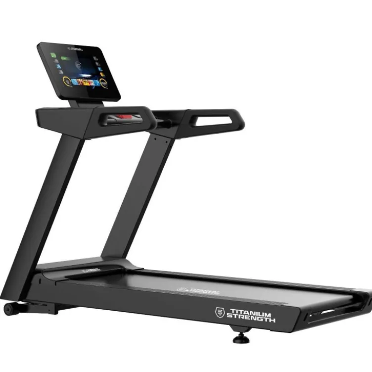 Tapis de course semi-professionnel Titanium Strength LC20AC avec écran tactile 15,6" - 1 à 20 km/h et 12 niveaux d'inclinaison