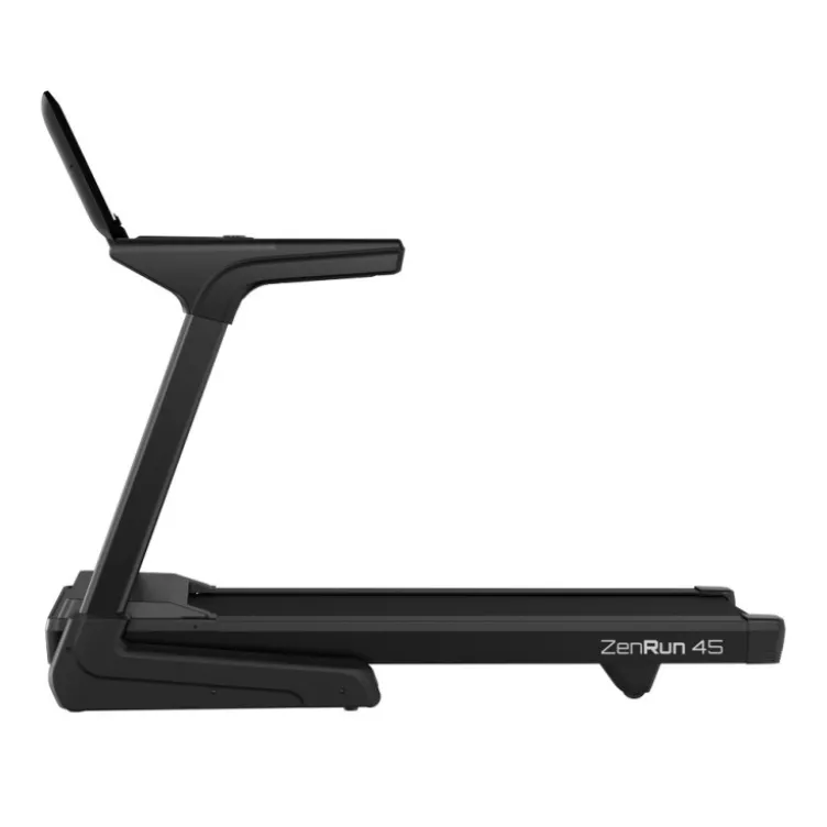 Tapis de course ZenRun 45 avec chargeur de téléphone sans fil - 15 niveaux d'inclinaison et vitesse de 0,8 à 20 km/h