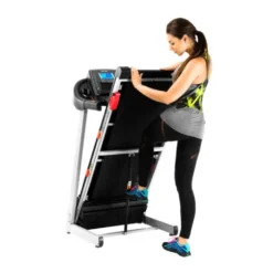 Tapis de home-gym MEDUSA avec écran 5 pouces rétroéclairé bleu
