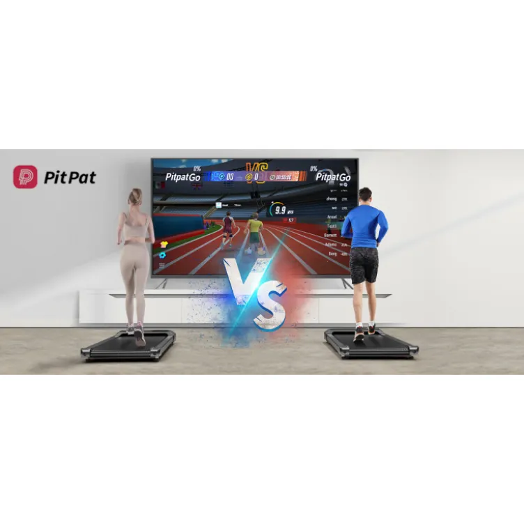 Tapis de marche compact et performant avec vitesse de 1 à 6 km/h pour cardio à domicile