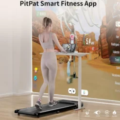Tapis de marche compact et performant avec vitesse de 1 à 6 km/h pour cardio à domicile