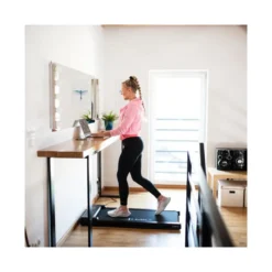 Tapis de marche compact jusqu'à 6 km/h pour entraînement de cardio à domicile - Bluetooth intégré