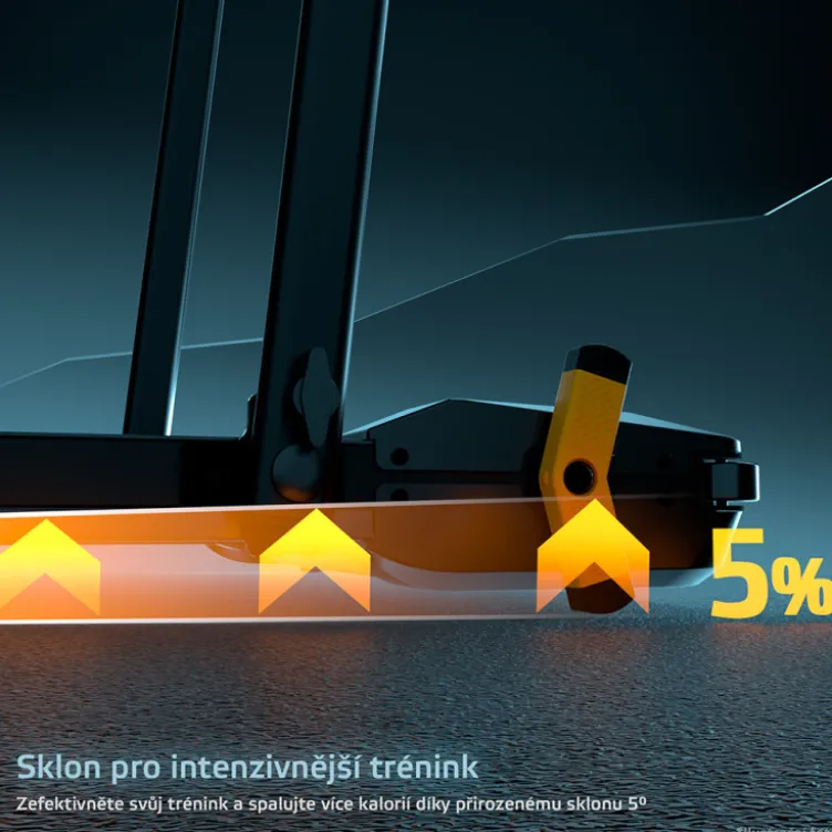 Tapis de marche incliné à 5% ZenRun NOON avec vitesse de 1 à 12 km/h - Double fonctionnalité avec surface massante