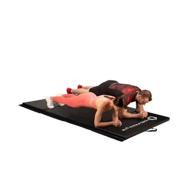 Tapis de sport pliant pour entraînement en homegym ou salle de sport