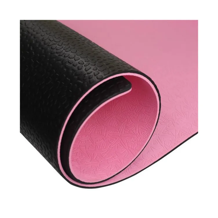 Tapis de yoga amortissant antidérapant et flexible pour home gym