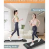 Tapis roulant de marche 1 à 6 km/h avec télécommande et Bluetooth intégré pour séance de cardio à la maison