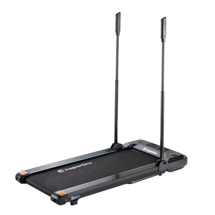 Tapis roulant de marche Tyrion avec poignées latérales pour batton de trekking - Vitesse maximale de 8 km/h