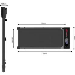 Tapis roulant électrique pour marche et course à pied - Vitesse 1 à 6 km/h