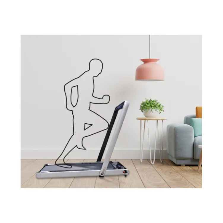 Tapis roulant minimaliste pour cardio avec vitesse maximale de 12 km/h - Rangement facile