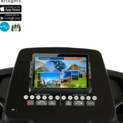 Tapis roulant pliable de running avec ordinateur de bord et réglable multiples