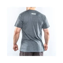 Tee-shirt ATX Barbell Club gris pour hommes et femmes taille M à XXL