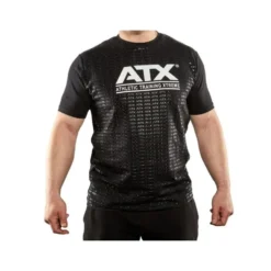 Tee-shirt ATX Grip noir pour hommes et femmes taille M à XXL