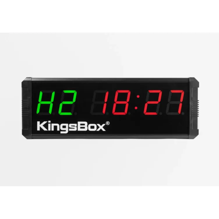Timer professionnel pour entraînement en salle de sport publique ou privée - Hyrox et HIIT Kingsbox