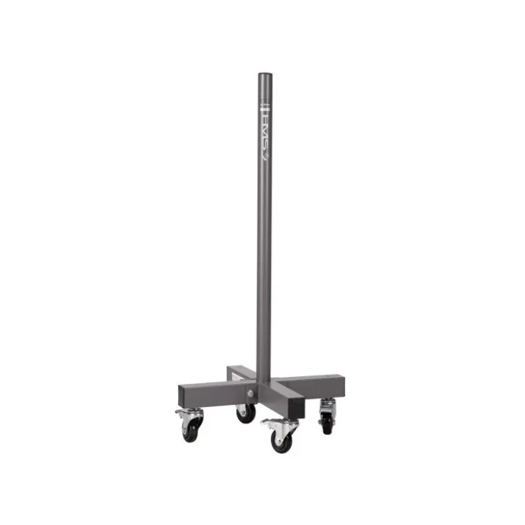 Tour mobile de rangement avec roulettes pour disques de poids olympiques - Capacité de 200 kg