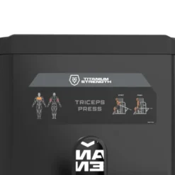 Triceps Press à charge guidée 125 kg Titanium Strength Black Series RX - Seated Dips Machine BSRX-S29
