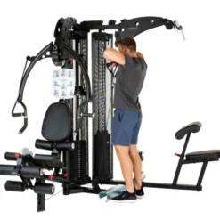 Triple gym station pour exercices de sport variés - Appareil Home-gym polyvalent - M5