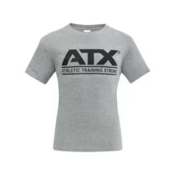 T-shirt de couleur grise avec logo noir ATX taille M à XXL