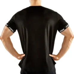 T-shirt noir de sport en coton de marque ATX - S à XL