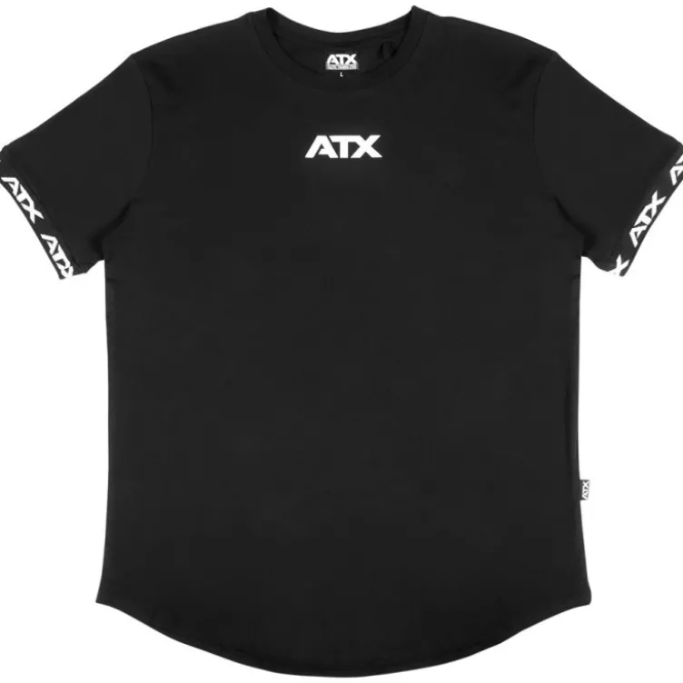 T-shirt noir de sport en coton de marque ATX - S à XL