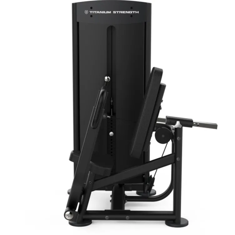 Vertical chest press à bras convergents pour une contraction parfaite du pectoral - Appareil à charge guidée Titanium BS-S11