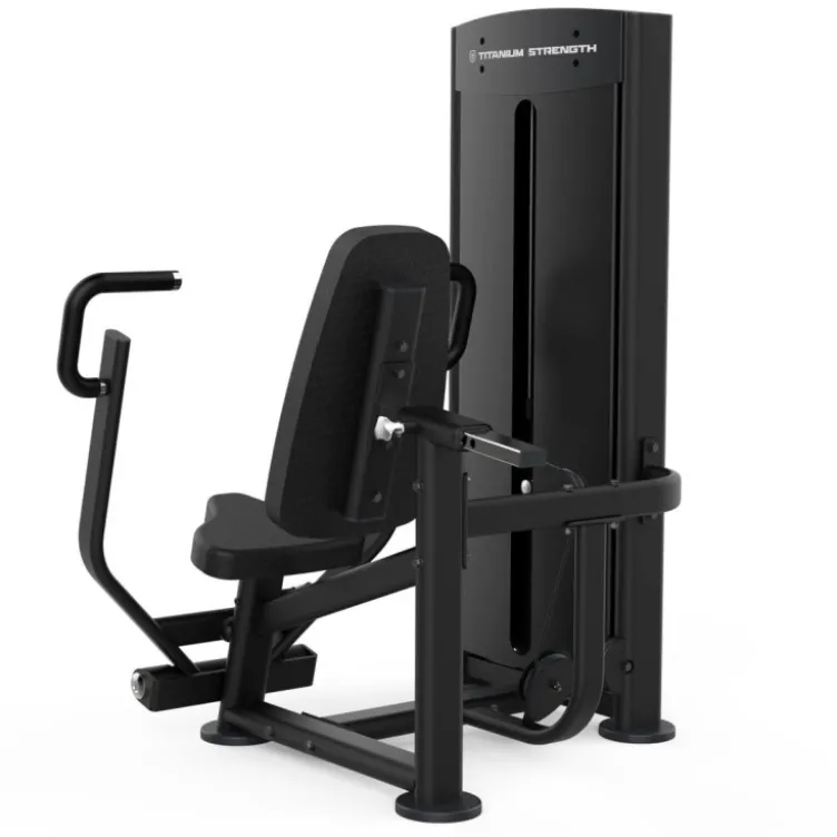 Vertical chest press à bras convergents pour une contraction parfaite du pectoral - Appareil à charge guidée Titanium BS-S11