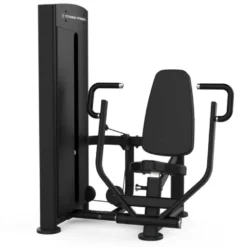 Vertical chest press à bras convergents pour une contraction parfaite du pectoral - Appareil à charge guidée Titanium BS-S11
