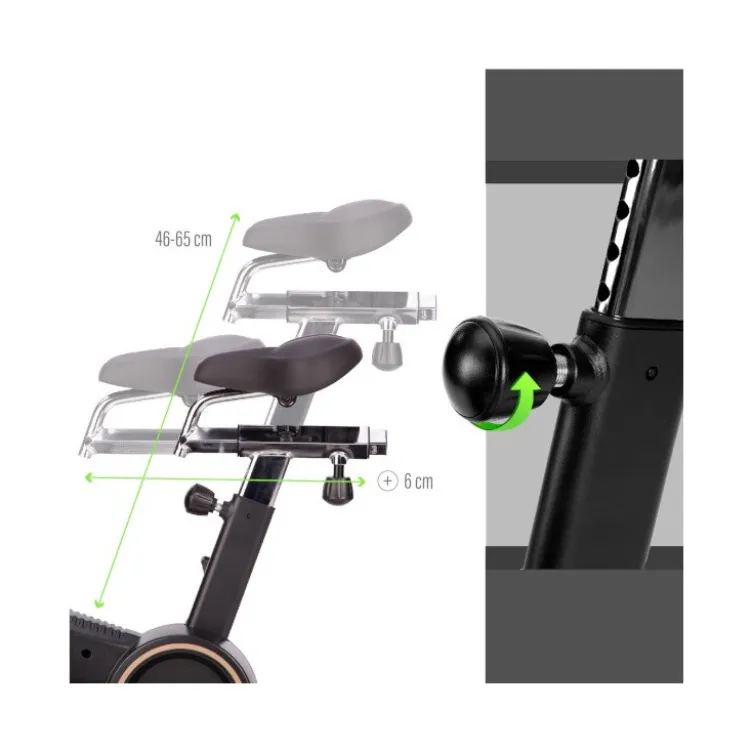 Vélo Air Bike haut de gamme pour entraînement de cardio performant
