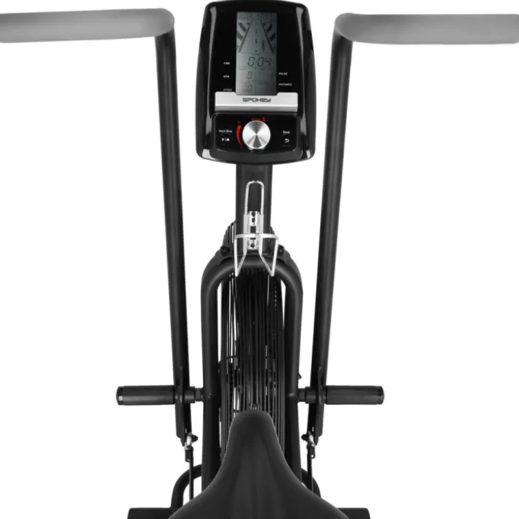 Vélo Air Bike pour training de cardio avec programmes d'entraînement - Tableau de bord inclus