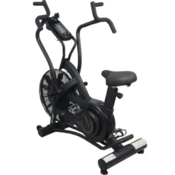 Vélo Air bike Pro pour entraînement de crosstraining avec système de freinage pneumatique - 7 programmes d'entraînement