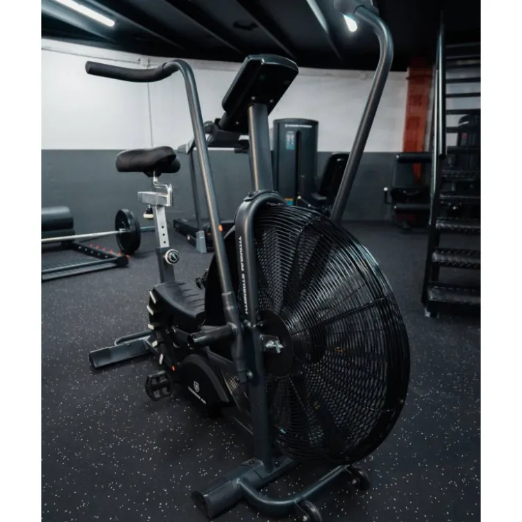 Vélo Air Bike PRO V2 Titanium Strength avec écran LCD et ventilateur de diamètre 63 cm