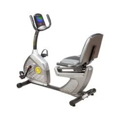Vélo d'appartement allongé pour cardio training avec écran LCD tactile