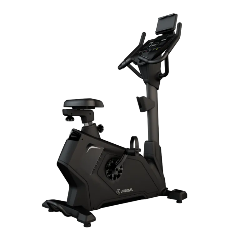 Vélo d'appartement avec écran LED et 20 niveaux de résistance - Vélo de cardio Pro Titanium Strength ST2000 avec courroie poly-V