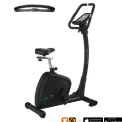 Vélo d'appartement connecté InCondi UB60i avec système de Beltdrive pour renfort de la condition physique - Siège réglable