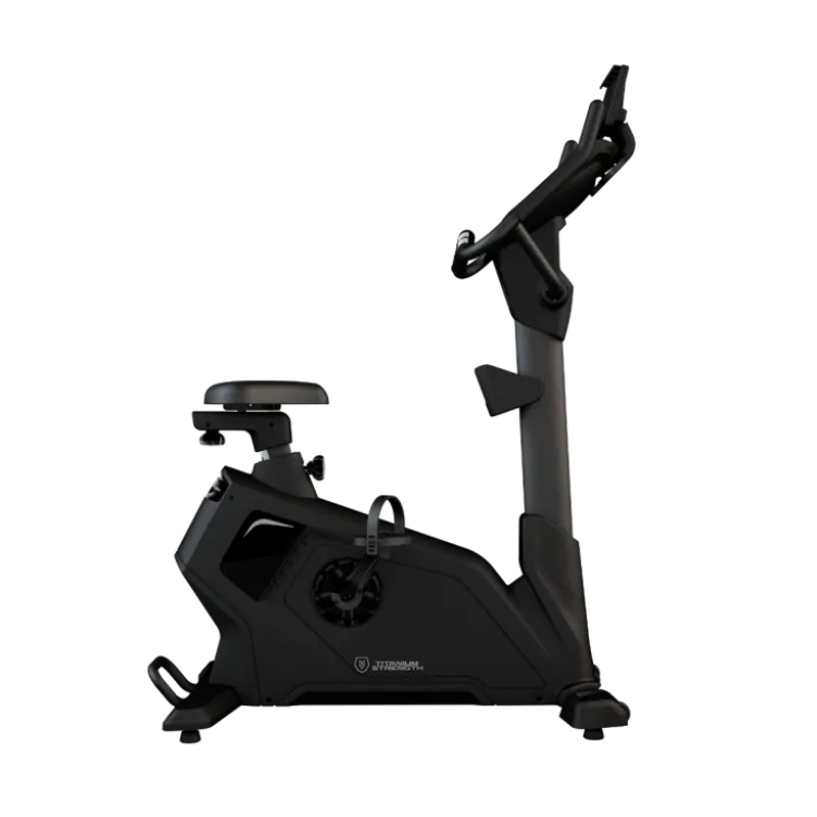 Vélo d'appartement connecté PRO Titanium Strength ST2000T avec 20 niveaux de résistance et écran tactile haute définition