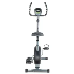 Vélo d'appartement Ellare II avec volant d'inertie de 5 kg avec poignées antidérapantes - Résistance électronique