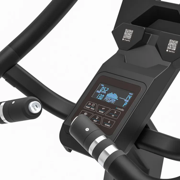 Vélo d'appartement ergonomique avec connectivité Bluetooth et support pour tablette - Home Gym