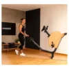 Vélo d'appartement Hammer en bois noble avec 16 niveaux de résistance et roue d'inertie de 8 kg