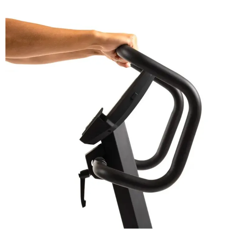 Vélo d'appartement Hammer en bois noble avec 16 niveaux de résistance et roue d'inertie de 8 kg