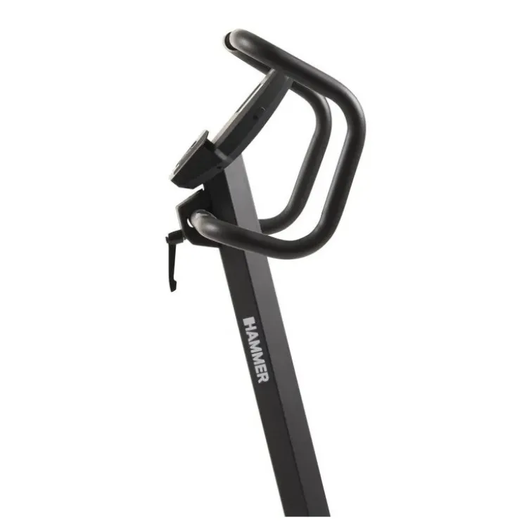 Vélo d'appartement Hammer en bois noble avec 16 niveaux de résistance et roue d'inertie de 8 kg