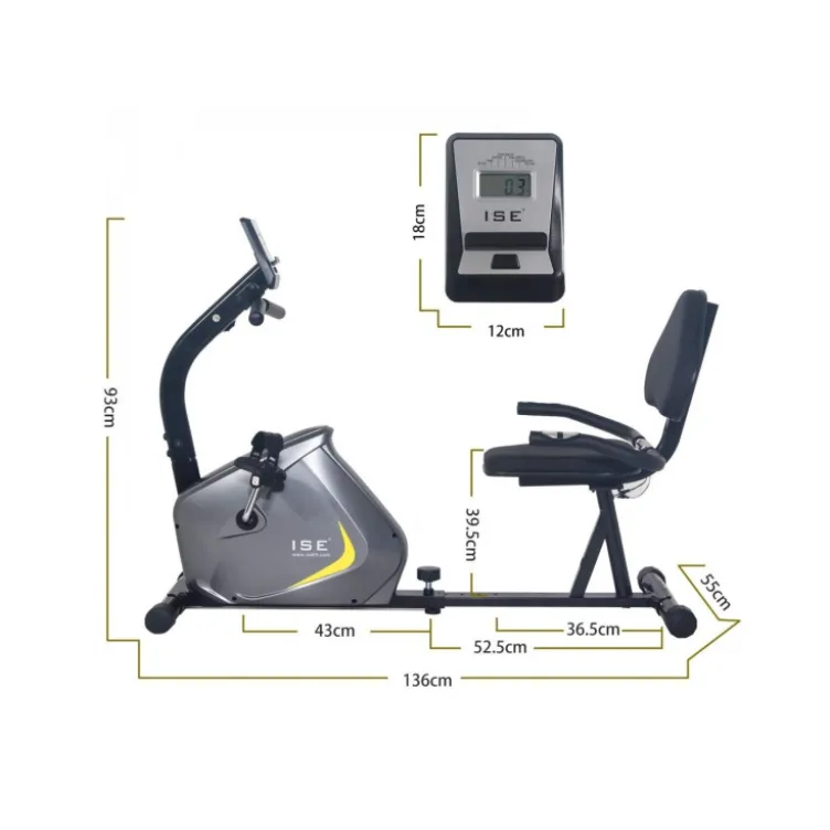 Vélo d'appartement haute qualité pour homegym avec écran LCD multi-fonctions