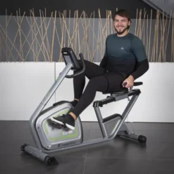 Vélo d'appartement InCondi R60i avec châssis stable et écran de contrôle LCD rétroéclairé - Profil utilisateur