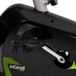 Vélo d'appartement InCondi UB45i II avec siège multi réglable et poignées avec surface antidérapante - Connexion Bluetooth