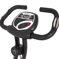 Vélo d'appartement pliable avec fonctionnement à résistance manuelle ultra silencieux - Taille de maximale de 180 cm