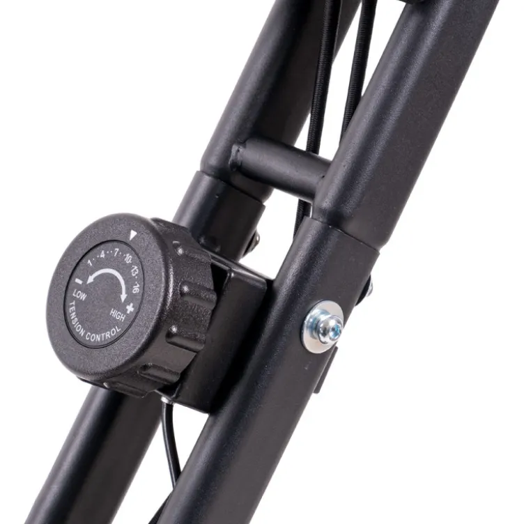 Vélo d'appartement pliable Xbike Max avec volant d'inertie de 3 kg et élastiques de résistance pour bras et jambes