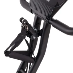 Vélo d'appartement pliable Xbike Max avec volant d'inertie de 3 kg et élastiques de résistance pour bras et jambes