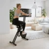 Vélo d'appartement pliable Xbike Lite avec siège ergonomique réglable pour cardio à domicile - 16 niveaux